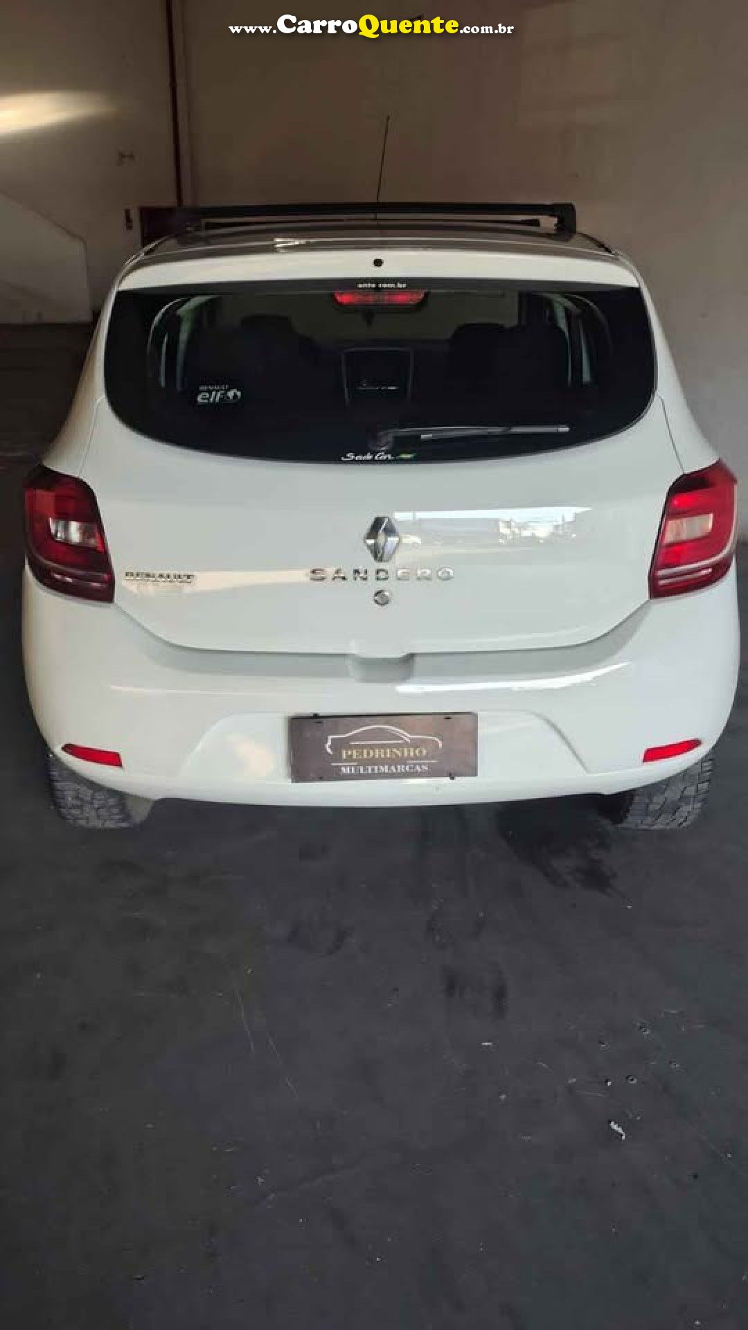 RENAULT   SANDERO AUTHENTIQUE FLEX 1.0 12V 5P   BRANCO 2019 1.0 FLEX - Loja