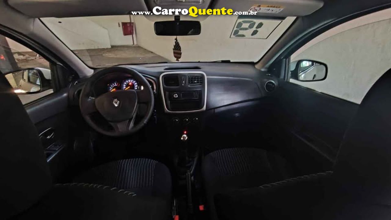RENAULT   SANDERO AUTHENTIQUE FLEX 1.0 12V 5P   BRANCO 2019 1.0 FLEX - Loja