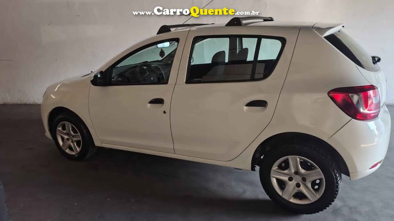 RENAULT   SANDERO AUTHENTIQUE FLEX 1.0 12V 5P   BRANCO 2019 1.0 FLEX - Loja