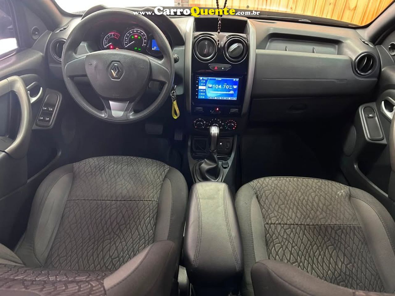 RENAULT   DUSTER AUTHENT. 1.6 FLEX 16V AUT.   PRETO 2019 1.6 FLEX - Loja
