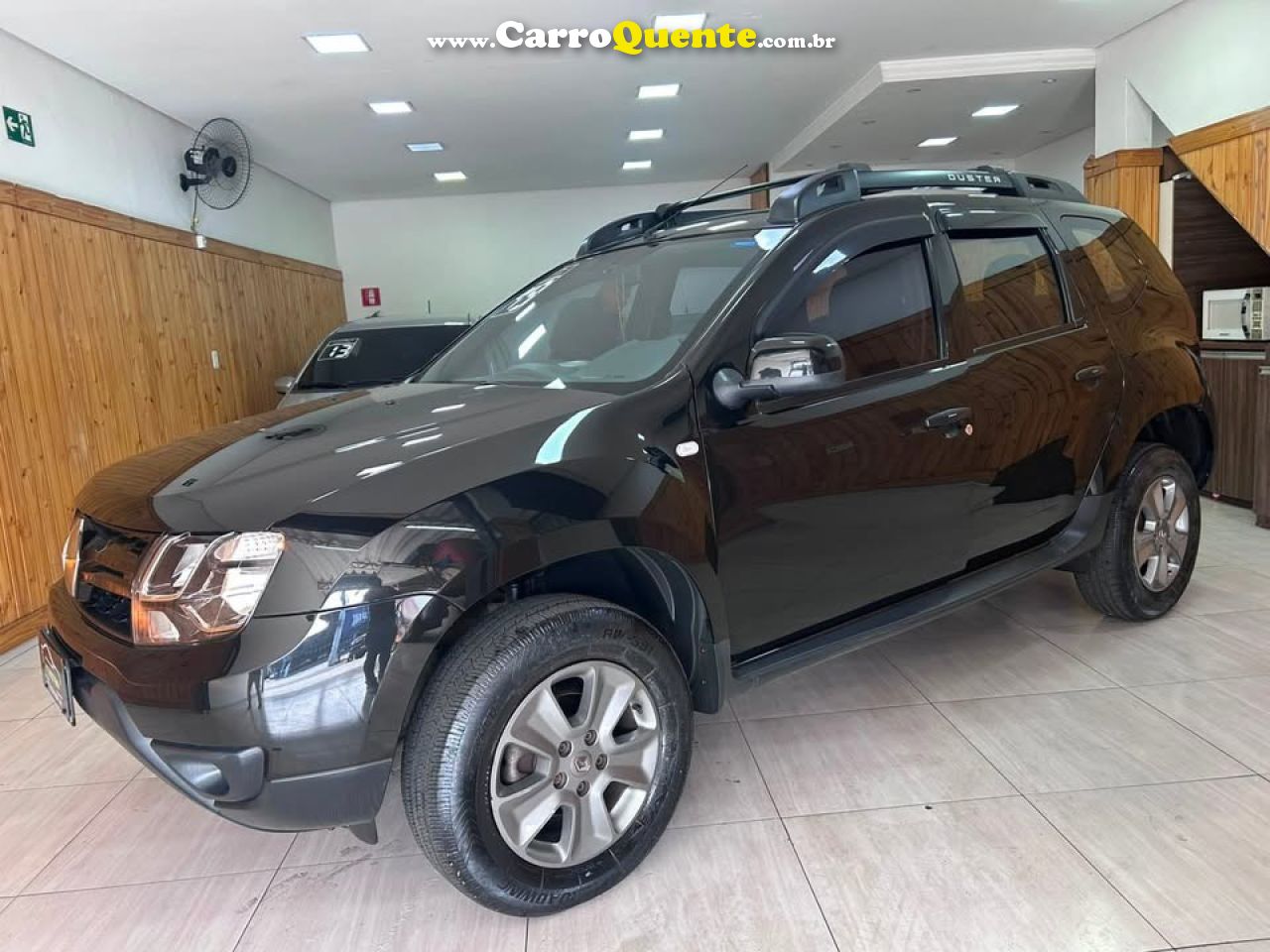 RENAULT   DUSTER AUTHENT. 1.6 FLEX 16V AUT.   PRETO 2019 1.6 FLEX - Loja