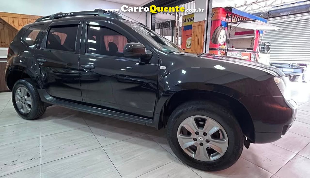 RENAULT   DUSTER AUTHENT. 1.6 FLEX 16V AUT.   PRETO 2019 1.6 FLEX - Loja