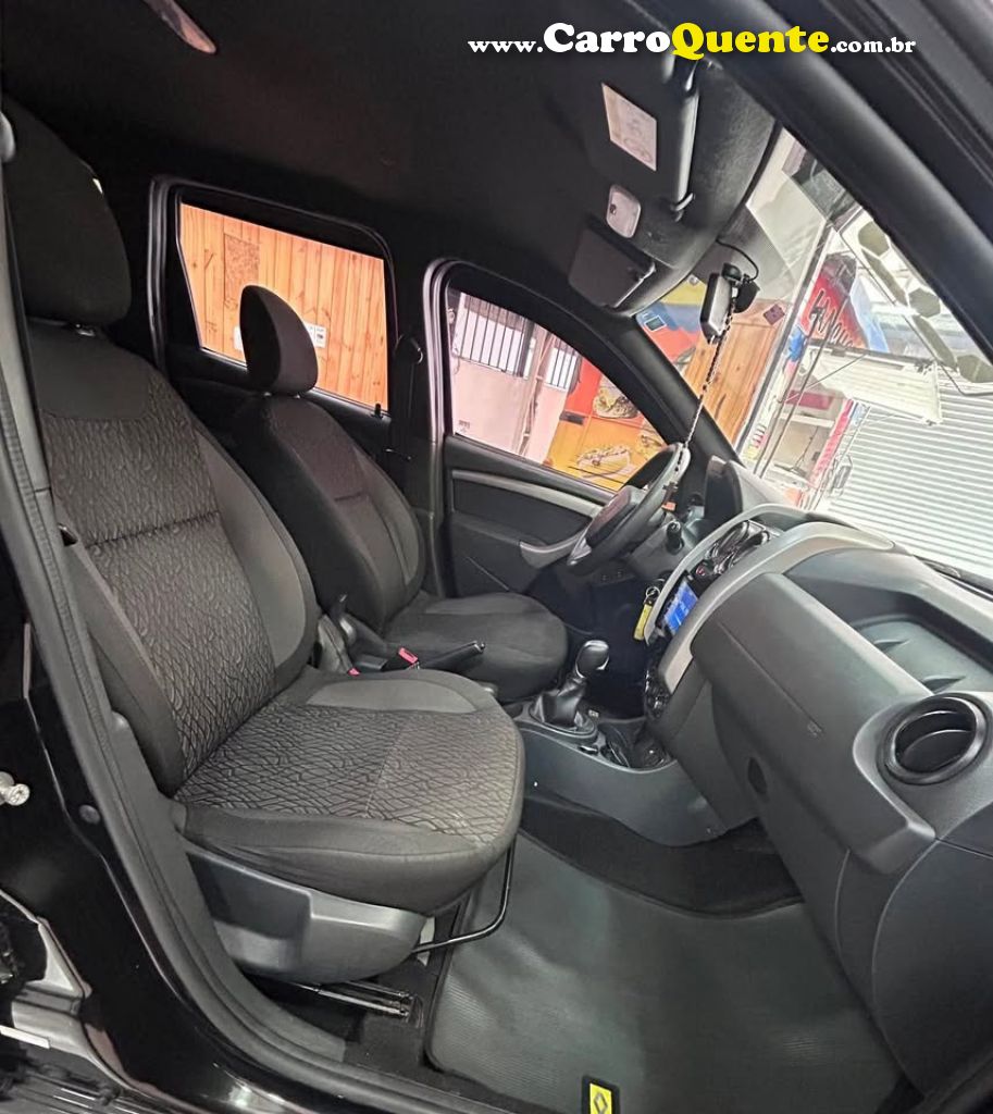 RENAULT   DUSTER AUTHENT. 1.6 FLEX 16V AUT.   PRETO 2019 1.6 FLEX - Loja