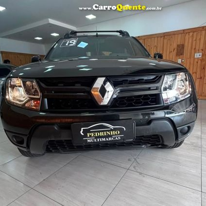 RENAULT   DUSTER AUTHENT. 1.6 FLEX 16V AUT.   PRETO 2019 1.6 FLEX