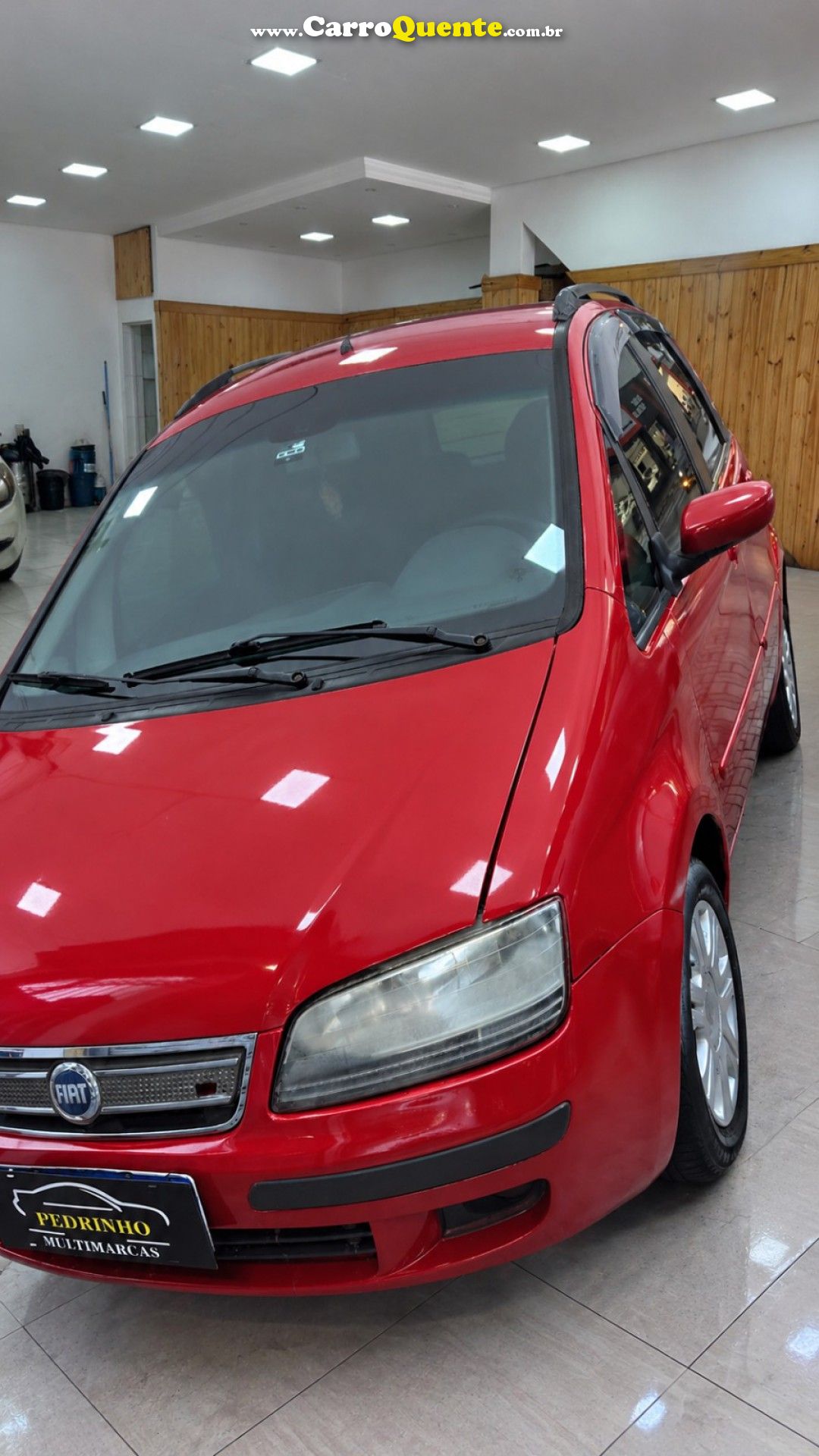 FIAT   IDEA ELX 1.4 MPI FIRE FLEX 8V 5P   VERMELHO 2007 1.4 FLEX - Loja
