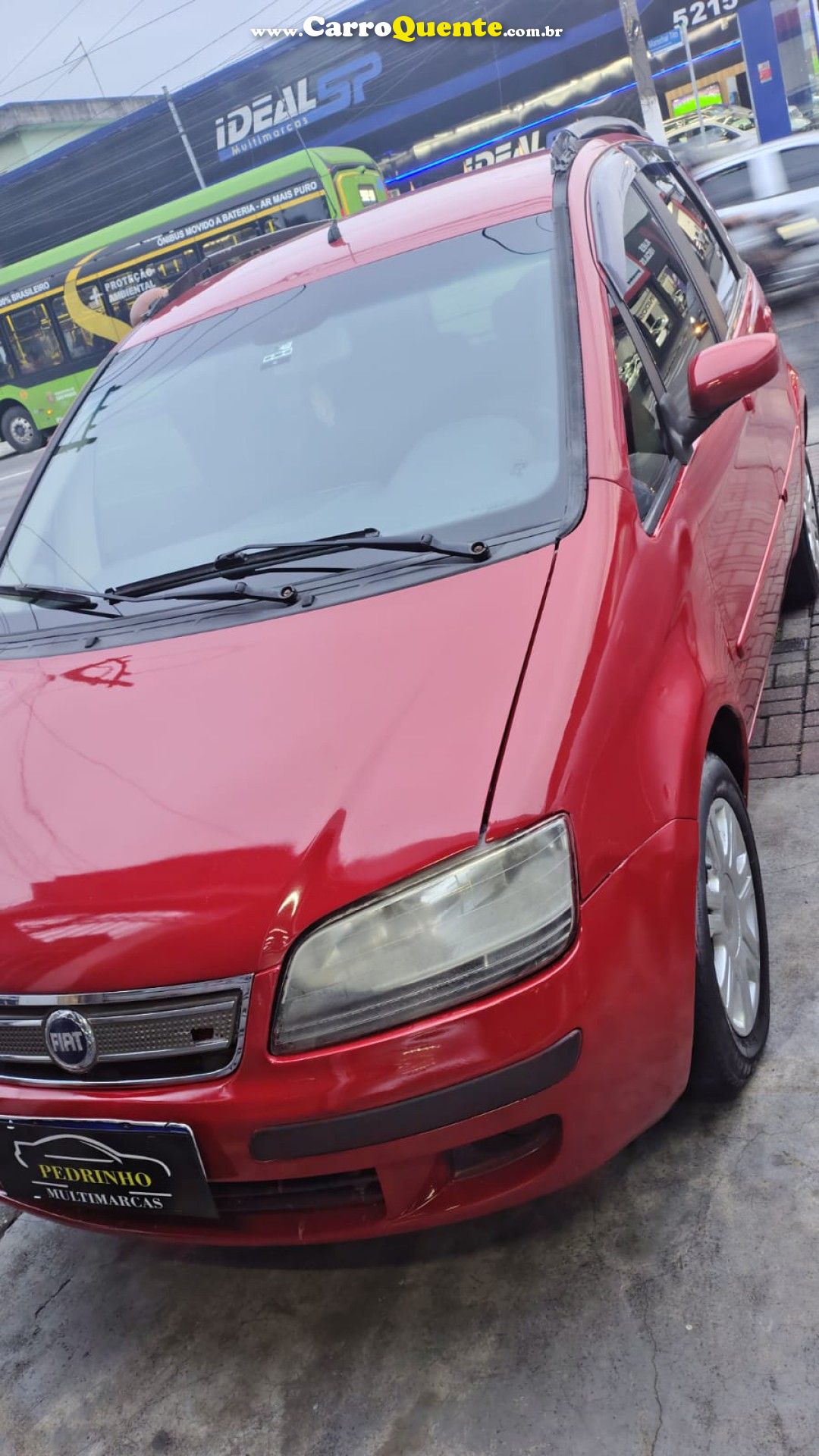 FIAT   IDEA ELX 1.4 MPI FIRE FLEX 8V 5P   VERMELHO 2007 1.4 FLEX - Loja