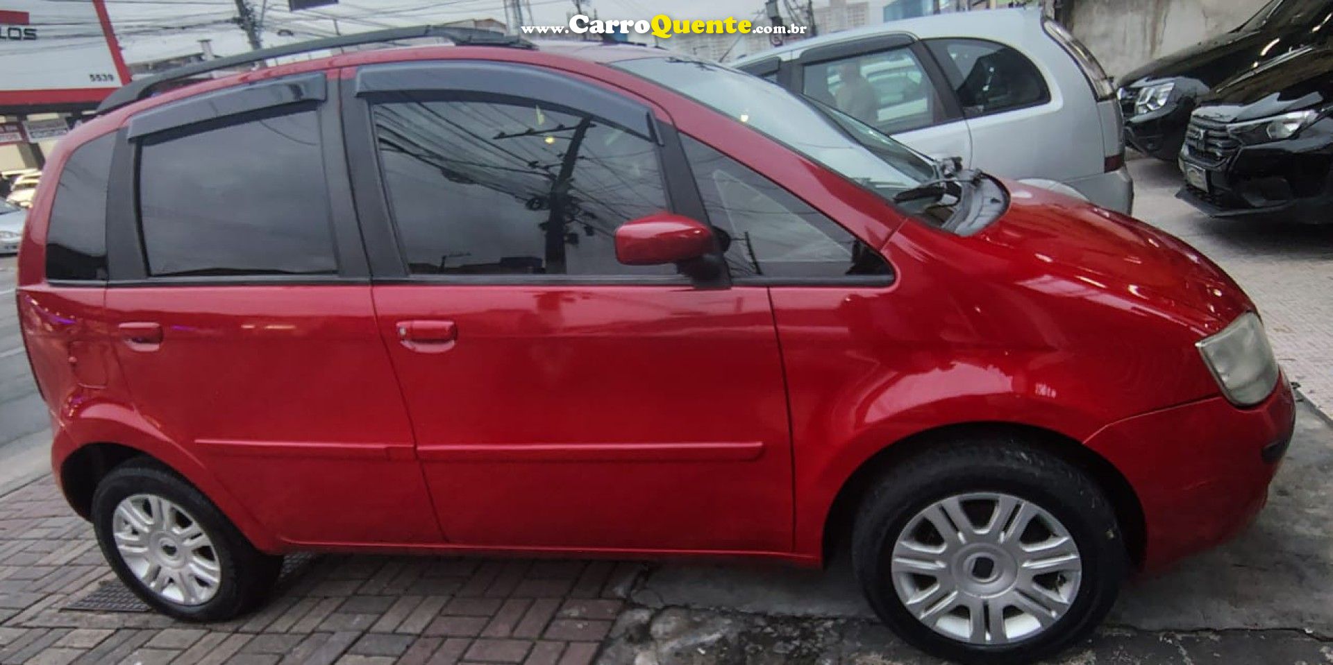 FIAT   IDEA ELX 1.4 MPI FIRE FLEX 8V 5P   VERMELHO 2007 1.4 FLEX - Loja