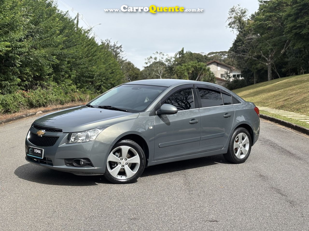 CHEVROLET   CRUZE LT 1.8 16V FLEXPOWER 4P AUT.   CINZA 2012 1.8 FLEX - Loja