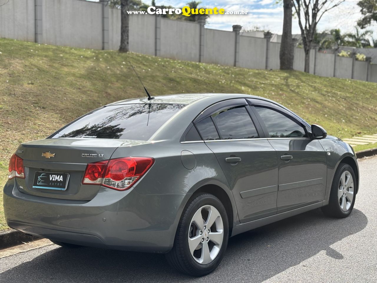 CHEVROLET   CRUZE LT 1.8 16V FLEXPOWER 4P AUT.   CINZA 2012 1.8 FLEX - Loja