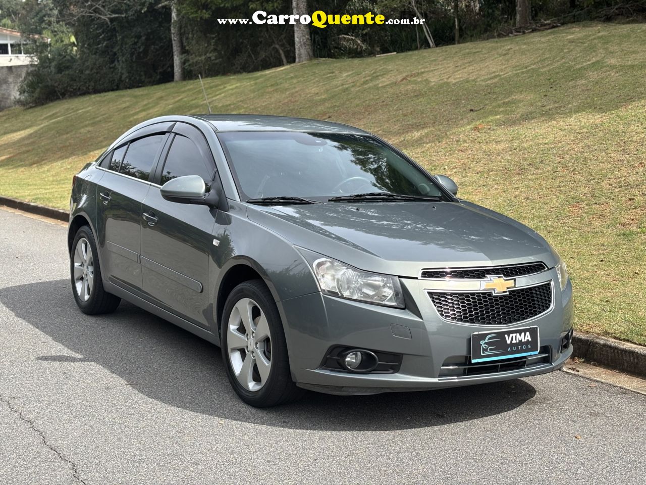 CHEVROLET   CRUZE LT 1.8 16V FLEXPOWER 4P AUT.   CINZA 2012 1.8 FLEX - Loja