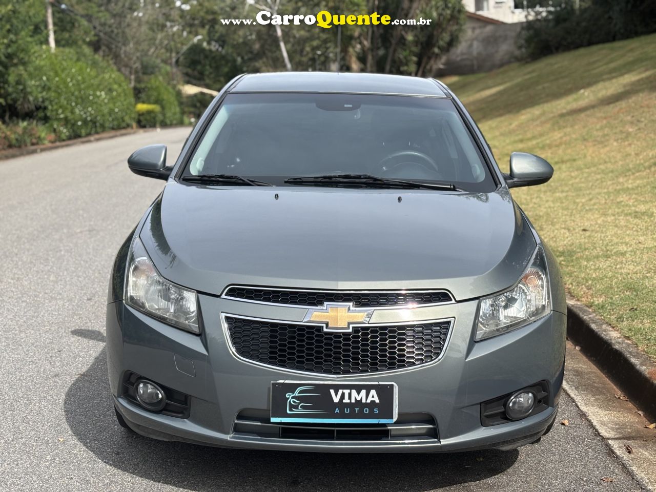 CHEVROLET   CRUZE LT 1.8 16V FLEXPOWER 4P AUT.   CINZA 2012 1.8 FLEX - Loja