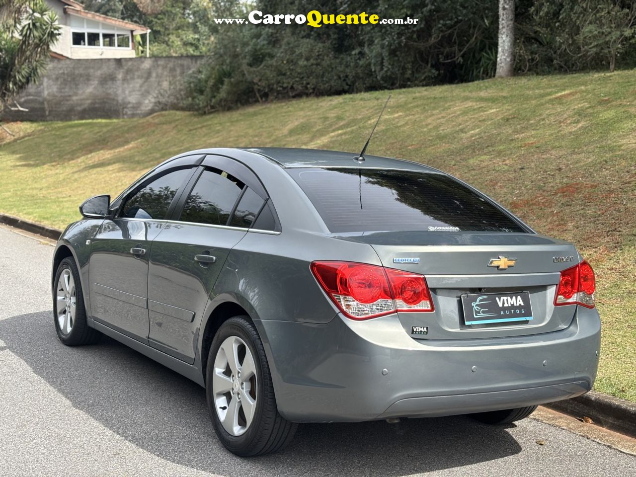 CHEVROLET   CRUZE LT 1.8 16V FLEXPOWER 4P AUT.   CINZA 2012 1.8 FLEX - Loja
