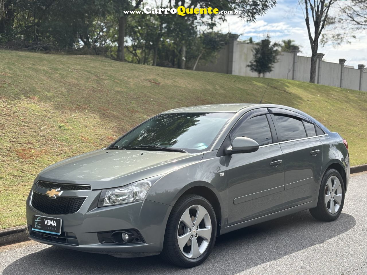 CHEVROLET   CRUZE LT 1.8 16V FLEXPOWER 4P AUT.   CINZA 2012 1.8 FLEX - Loja