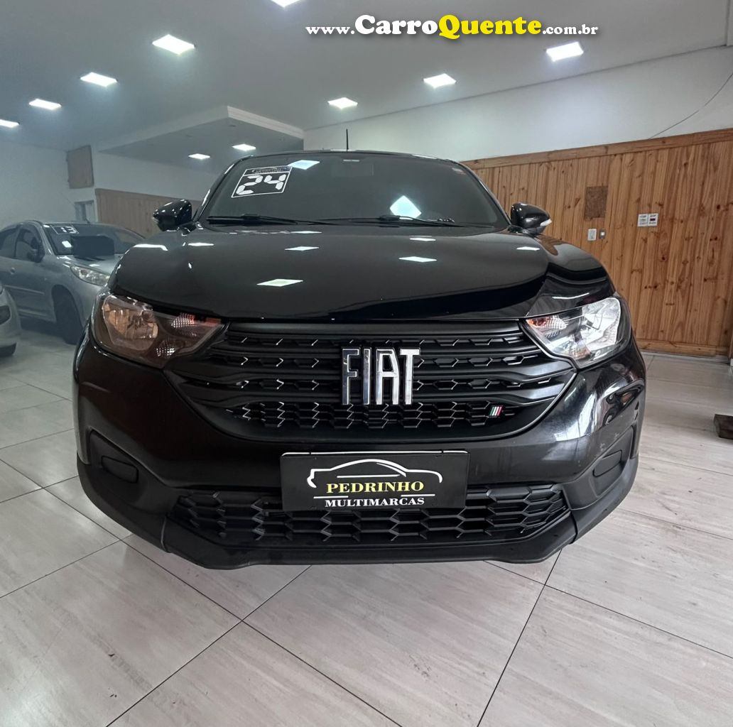 FIAT   STRADA FREEDOM 1.3 FLEX 8V  CS PLUS   PRETO 2024 1.3 FLEX - Loja