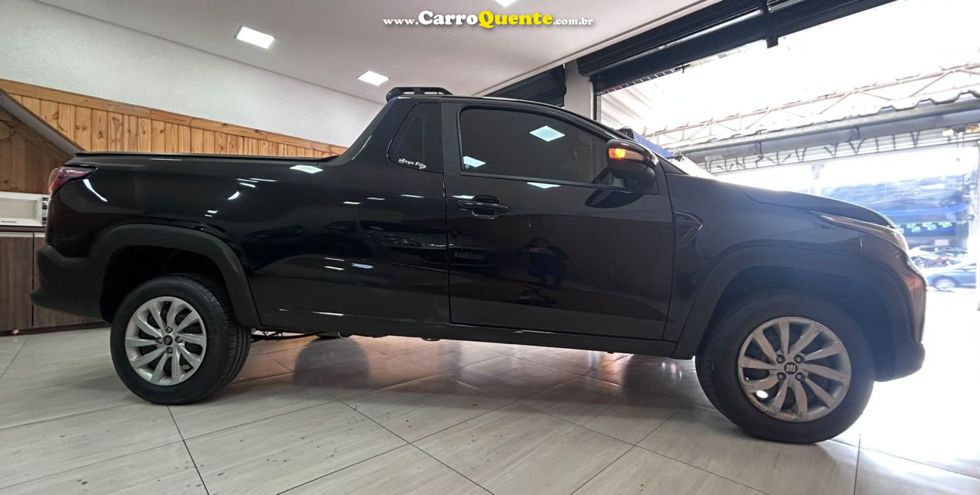 FIAT   STRADA FREEDOM 1.3 FLEX 8V  CS PLUS   PRETO 2024 1.3 FLEX - Loja