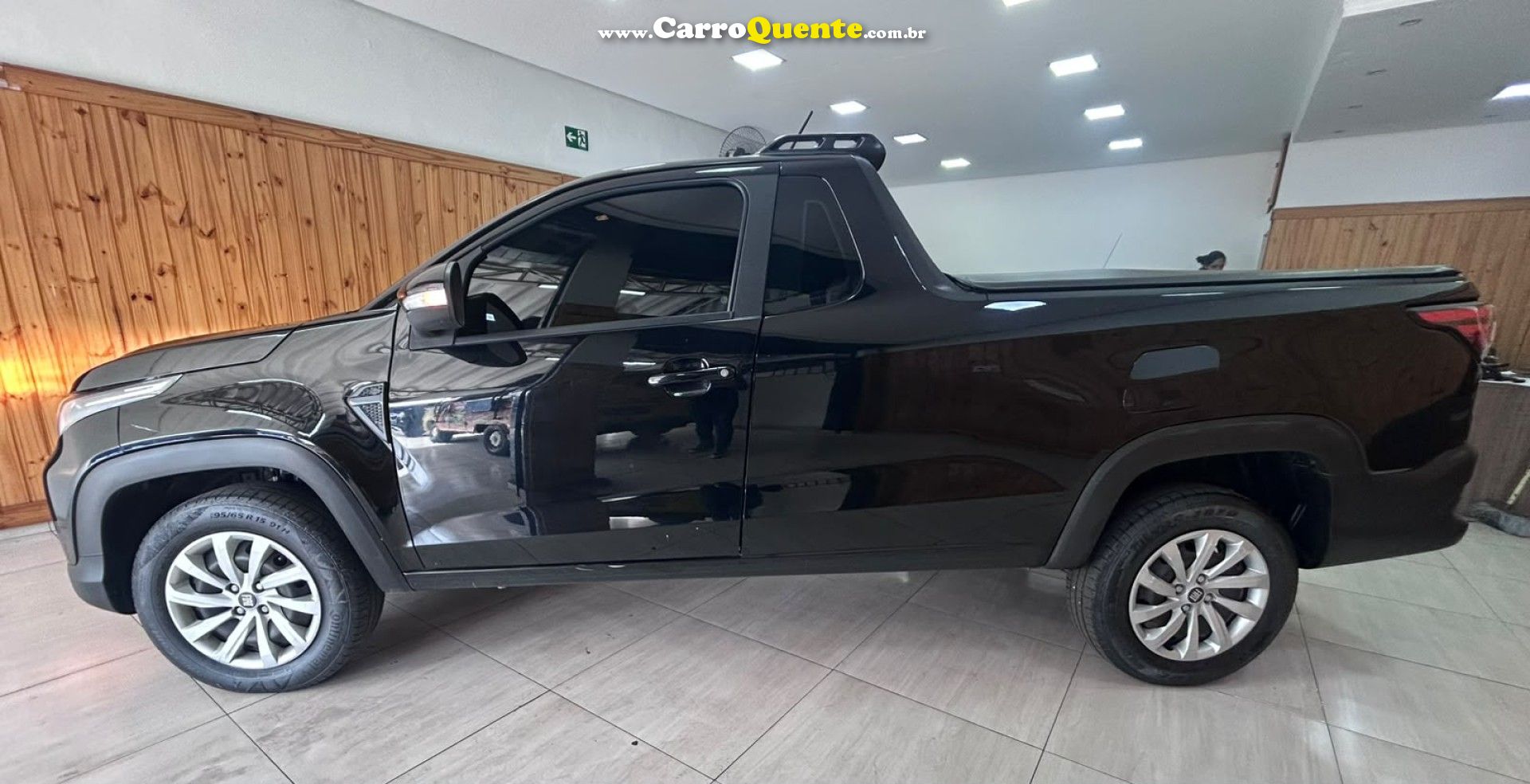 FIAT   STRADA FREEDOM 1.3 FLEX 8V  CS PLUS   PRETO 2024 1.3 FLEX - Loja