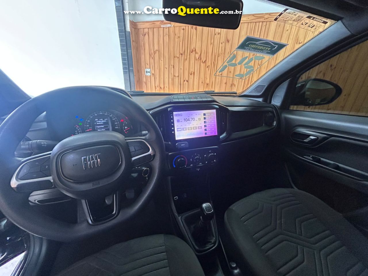 FIAT   STRADA FREEDOM 1.3 FLEX 8V  CS PLUS   PRETO 2024 1.3 FLEX - Loja