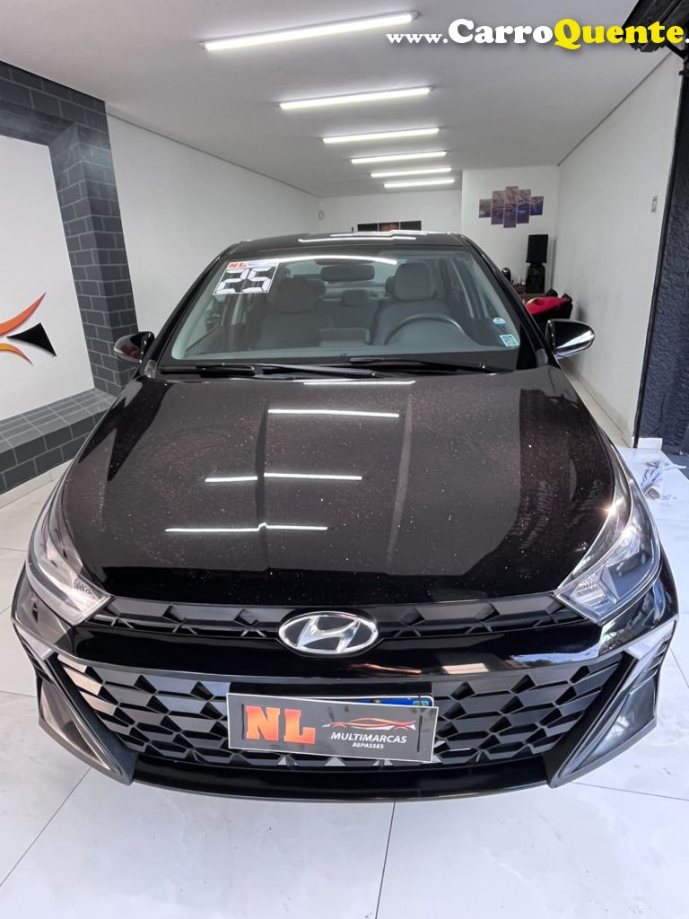 HYUNDAI   HB20S C.PLUSC.STYLE1.0 FLEX 12V MEC. 4P   PRETO 2025 1.0 FLEX - Loja