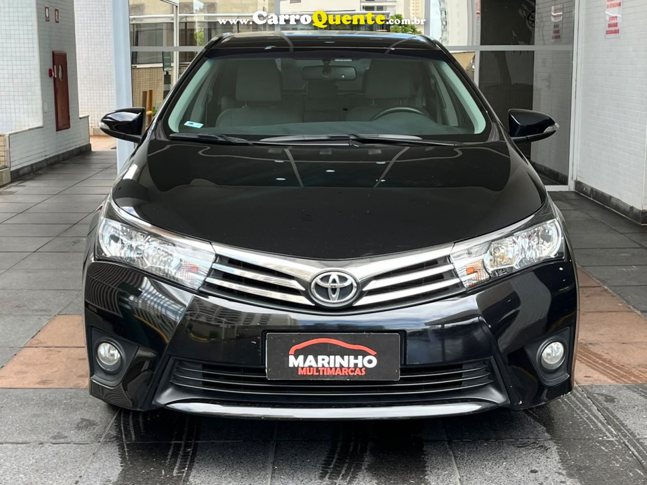 TOYOTA   COROLLA XEI 2.0 AUTOMATICO REVISADA BOM ESTADO   PRETO 2015 2.0 FLEX - Loja