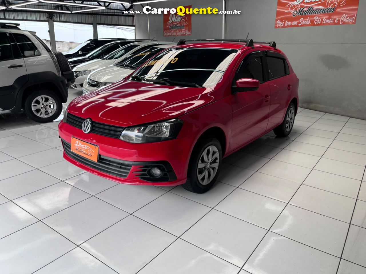 VOLKSWAGEN   NOVO GOL TL MCV   VERMELHO 2017 1.0 FLEX - Loja