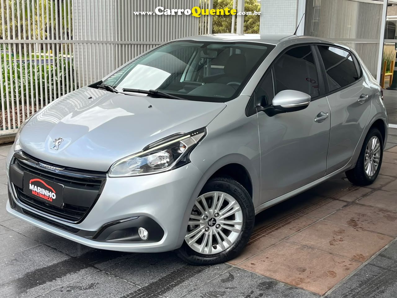 PEUGEOT   208 ACTIVE PACK AUTOMATICO UNICO DONO BAIXISSIMA KM EXCELENTE ESTADO   PRATA 2020 1.6 FLEX - Loja