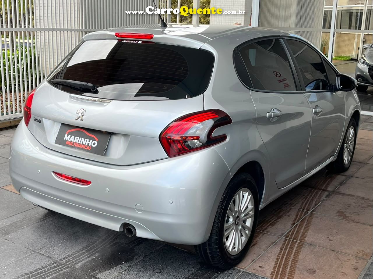 PEUGEOT   208 ACTIVE PACK AUTOMATICO UNICO DONO BAIXISSIMA KM EXCELENTE ESTADO   PRATA 2020 1.6 FLEX - Loja