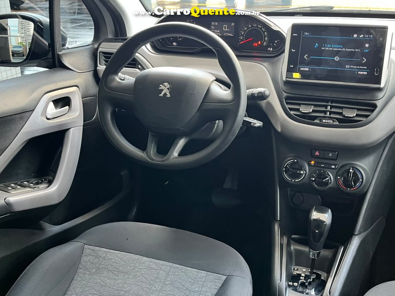 PEUGEOT   208 ACTIVE PACK AUTOMATICO UNICO DONO BAIXISSIMA KM EXCELENTE ESTADO   PRATA 2020 1.6 FLEX - Loja