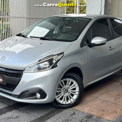 PEUGEOT   208 ACTIVE PACK AUTOMATICO UNICO DONO BAIXISSIMA KM EXCELENTE ESTADO   PRATA 2020 1.6 FLEX