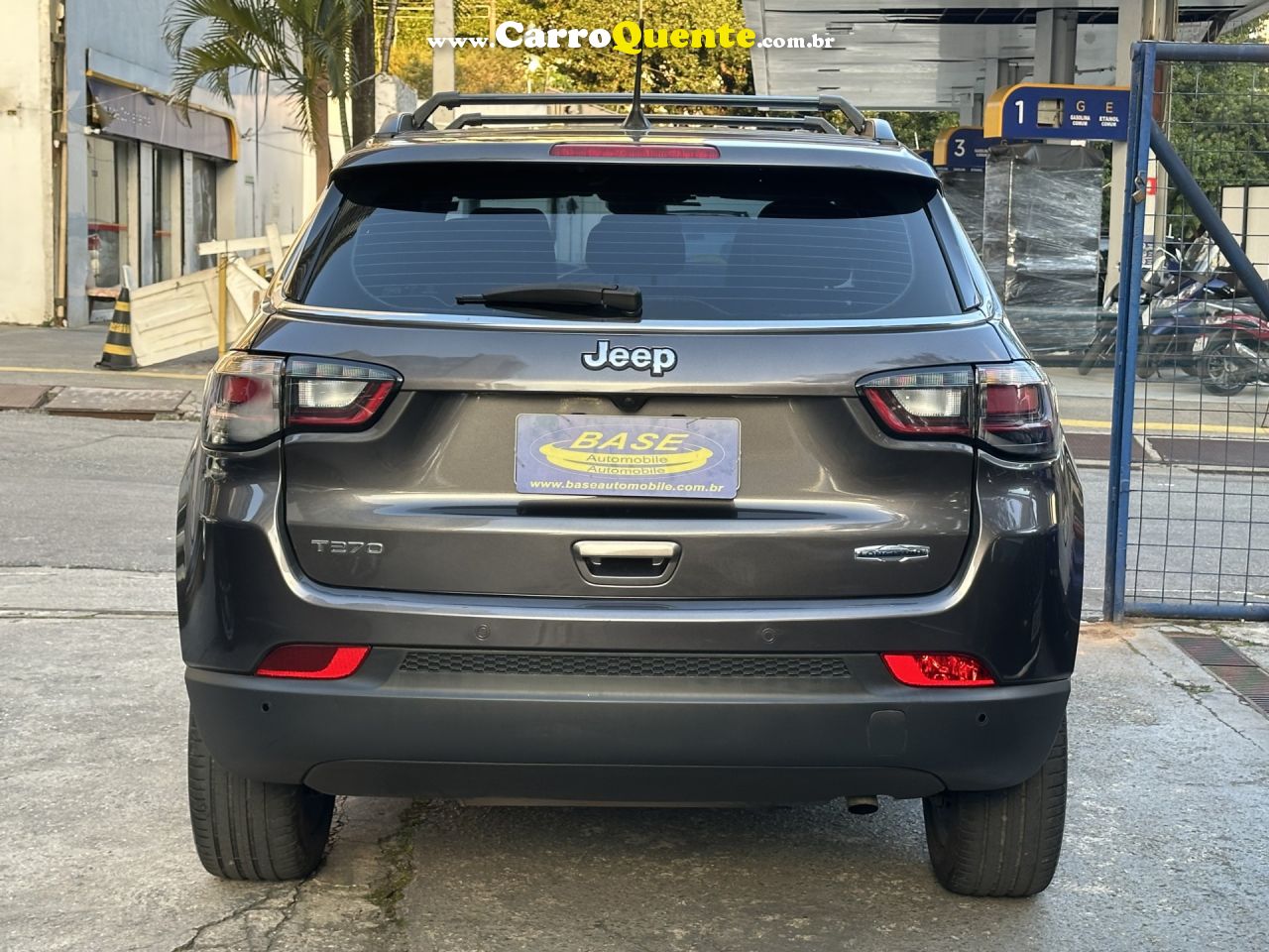 JEEP   COMPASS LONG. T270 1.3 TB 4X2 FLEX AUT.   CINZA 2023 1.3 FLEX - Loja
