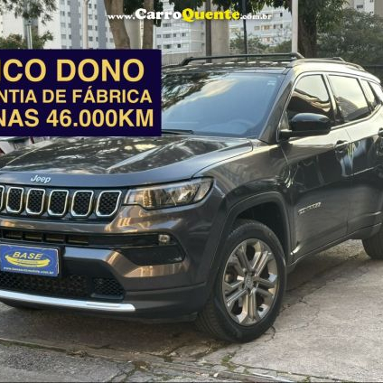 JEEP   COMPASS LONG. T270 1.3 TB 4X2 FLEX AUT.   CINZA 2023 1.3 FLEX