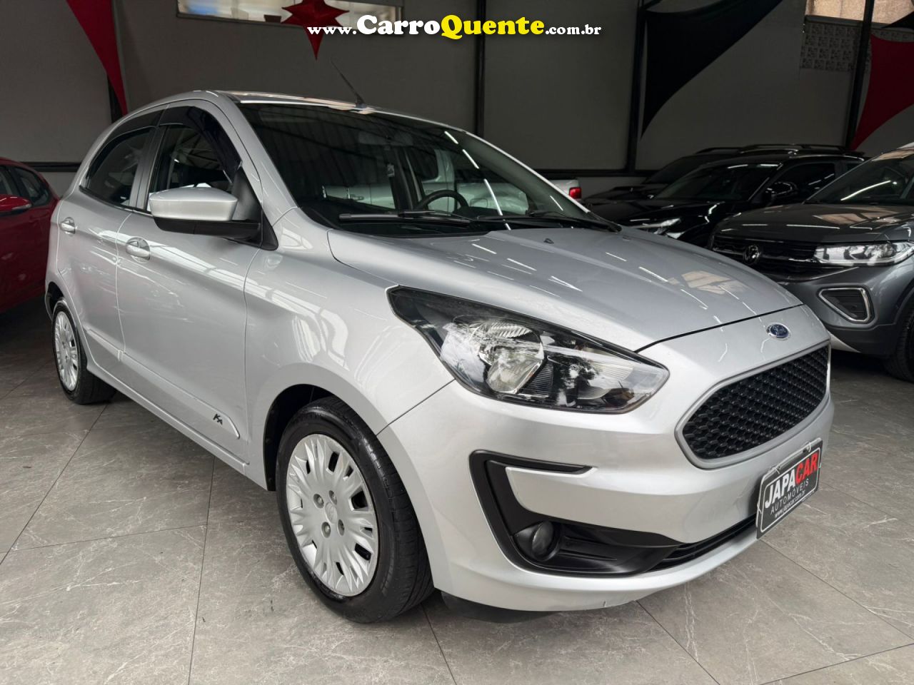 FORD   KA 1.0 SESE PLUS TIVCT FLEX 5P   PRATA 2019 1.0 FLEX - Loja