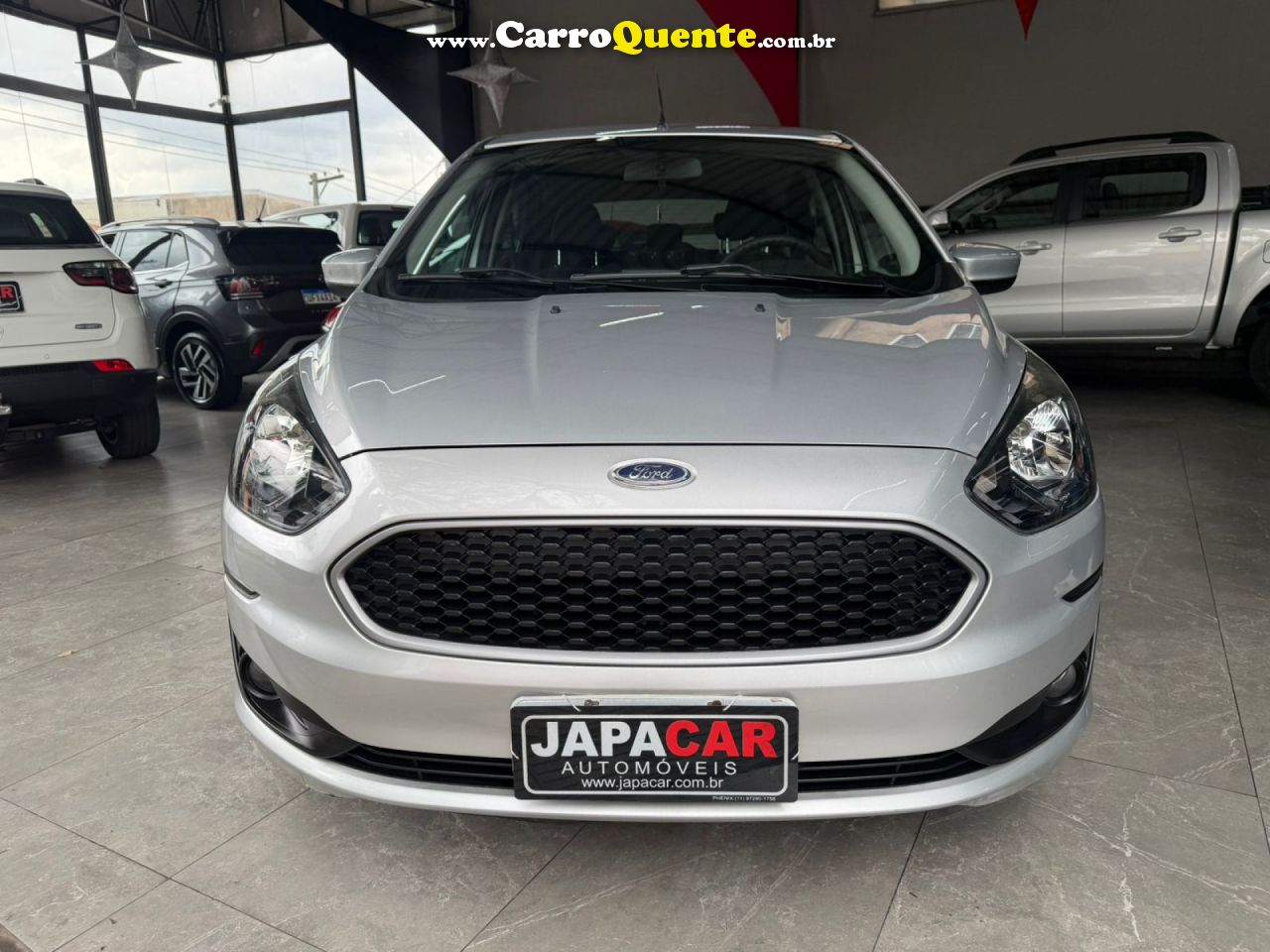 FORD   KA 1.0 SESE PLUS TIVCT FLEX 5P   PRATA 2019 1.0 FLEX - Loja