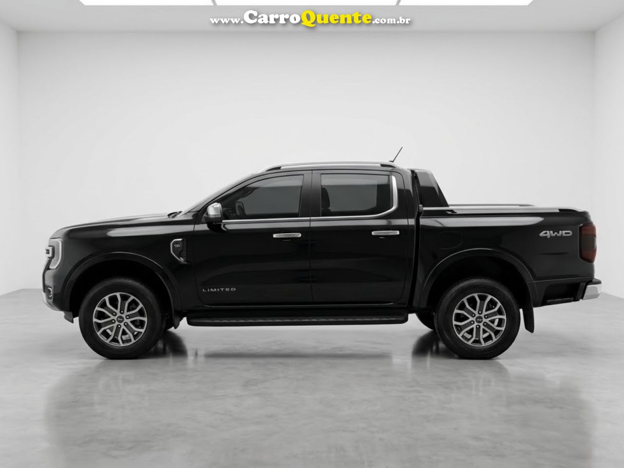 FORD   RANGER LIMITED 3.0 V6 4X4 CD TB DIE. AUT   PRETO 2024 3.0 DIESEL - Loja