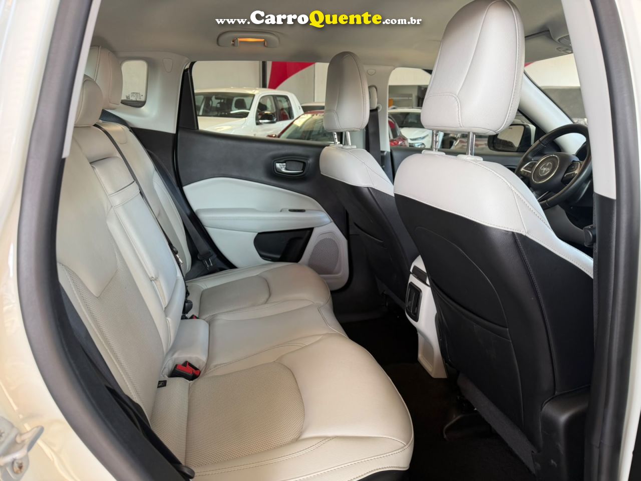 JEEP   COMPASS LONGITUDE 2.0 4X4 DIES. 16V AUT.   BRANCO 2021 2.0 DIESEL - Loja