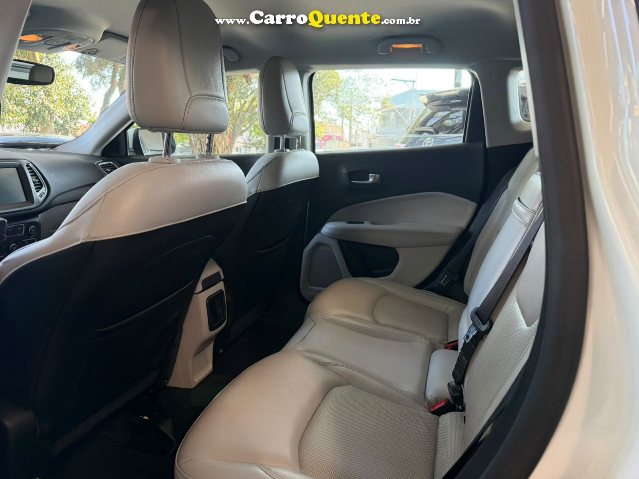 JEEP   COMPASS LONGITUDE 2.0 4X4 DIES. 16V AUT.   BRANCO 2021 2.0 DIESEL - Loja