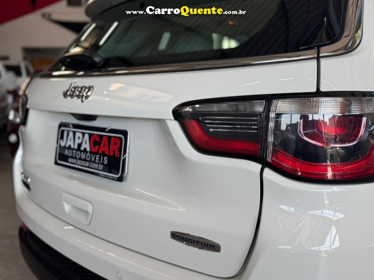 JEEP   COMPASS LONGITUDE 2.0 4X4 DIES. 16V AUT.   BRANCO 2021 2.0 DIESEL - Loja