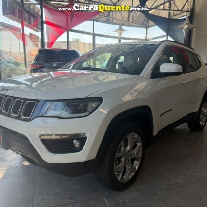JEEP   COMPASS LONGITUDE 2.0 4X4 DIES. 16V AUT.   BRANCO 2021 2.0 DIESEL