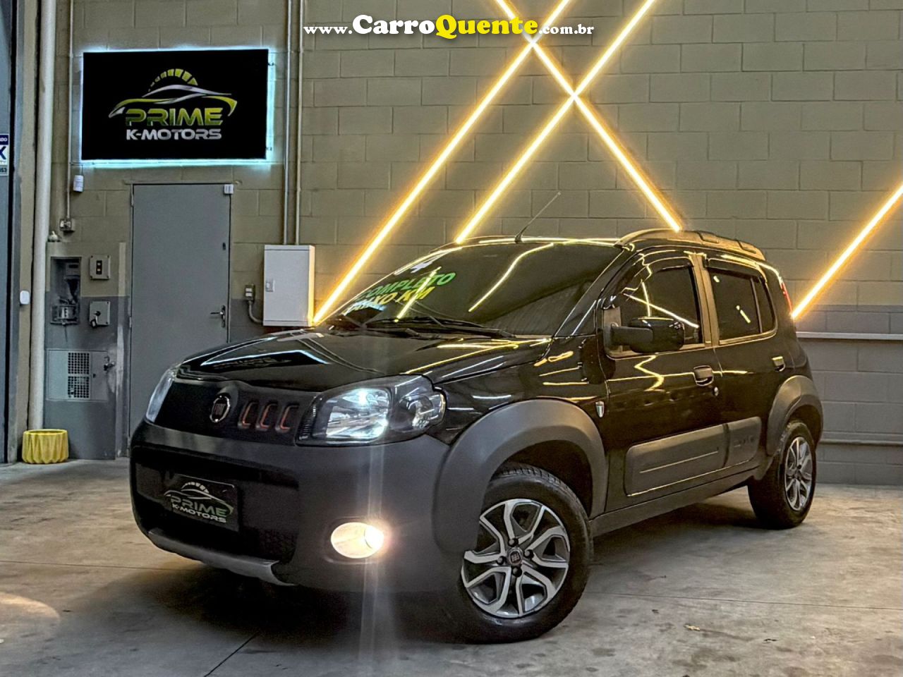 FIAT   UNO WAY CELEB. 1.0 EVO FIRE FLEX 8V 5P   PRETO 2014 1.0 FLEX - Loja