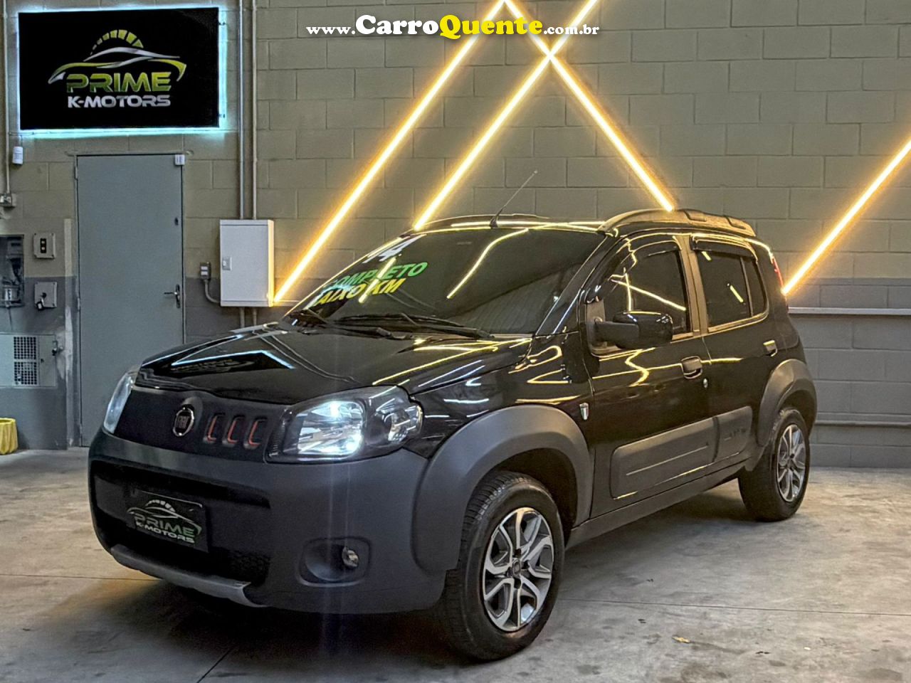 FIAT   UNO WAY CELEB. 1.0 EVO FIRE FLEX 8V 5P   PRETO 2014 1.0 FLEX - Loja