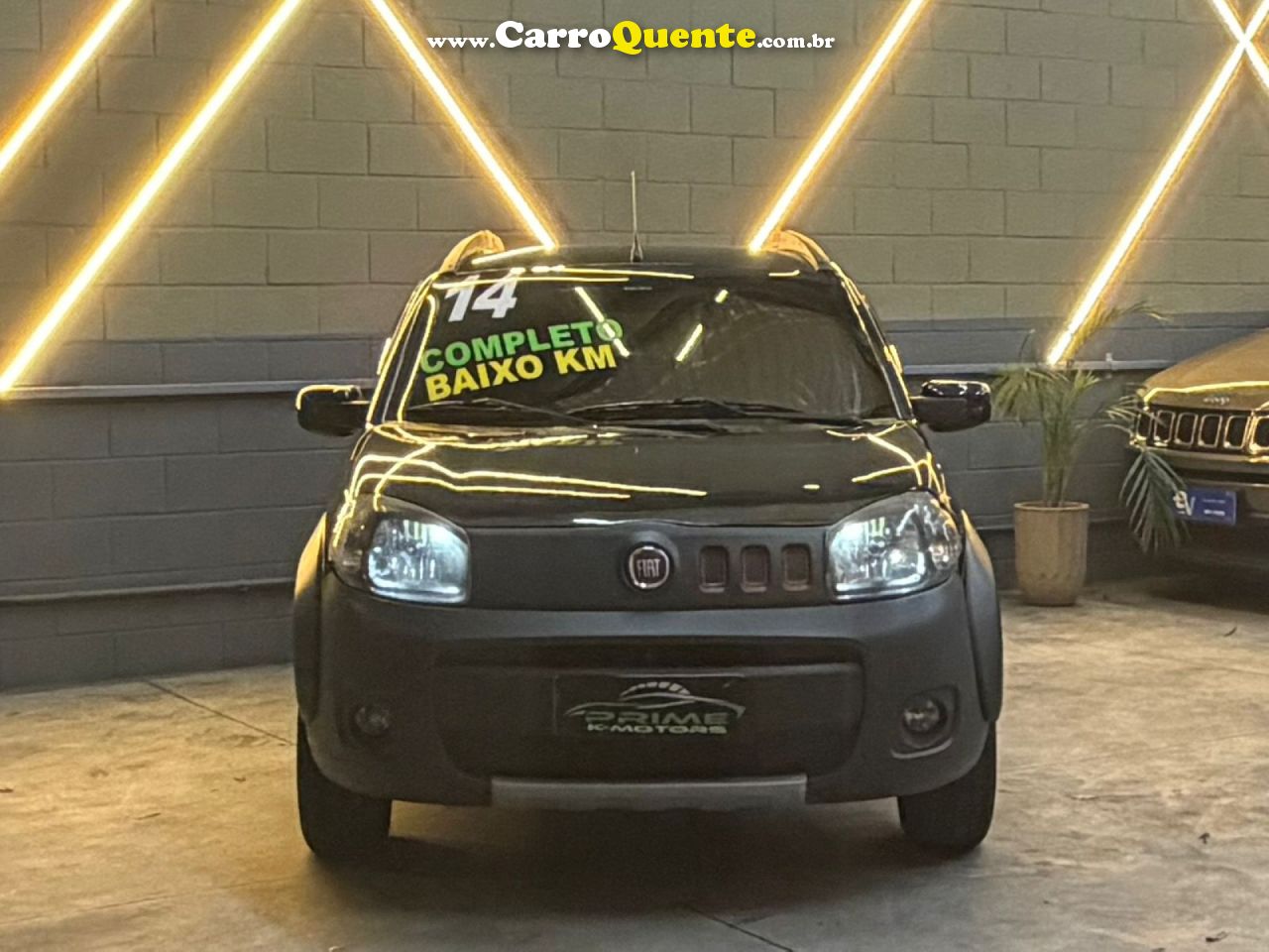 FIAT   UNO WAY CELEB. 1.0 EVO FIRE FLEX 8V 5P   PRETO 2014 1.0 FLEX - Loja