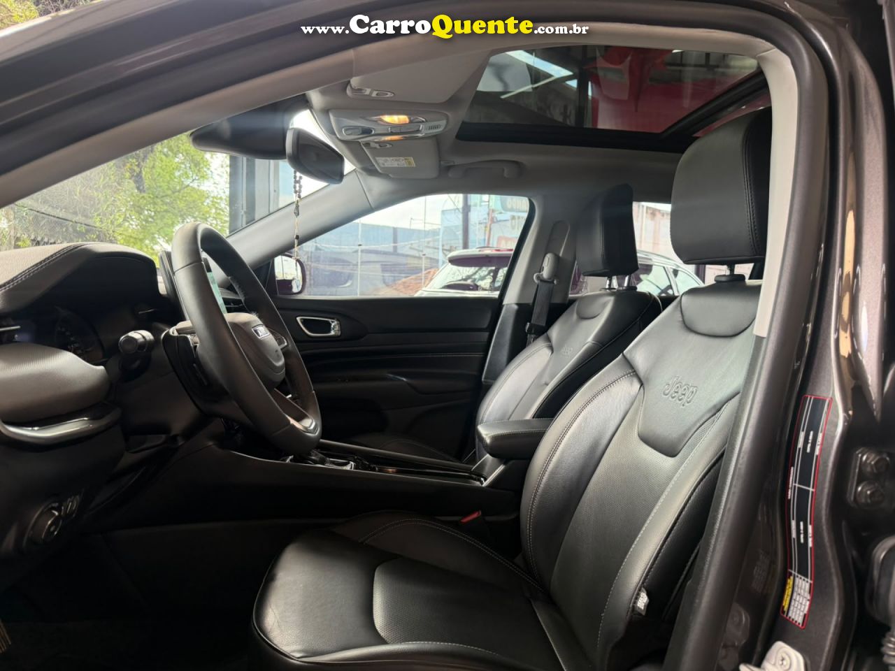 JEEP   COMPASS LONG. T270 1.3 TB 4X2 FLEX AUT.   CINZA 2023 1.3 FLEX - Loja