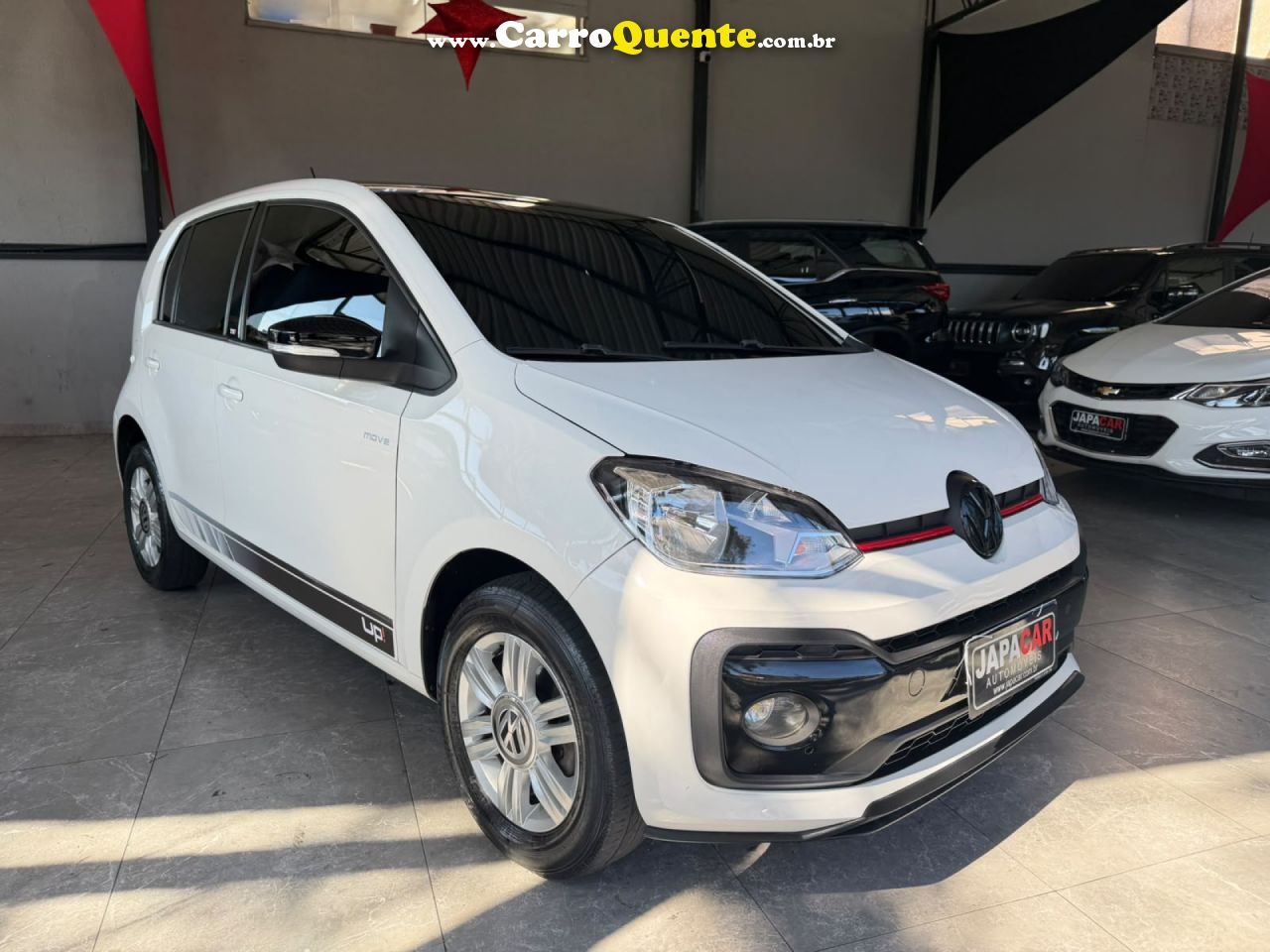 VOLKSWAGEN   UP! MOVE 1.0 TSI TOTAL FLEX 12V 5P   BRANCO 2019 1.0 FLEX - Loja