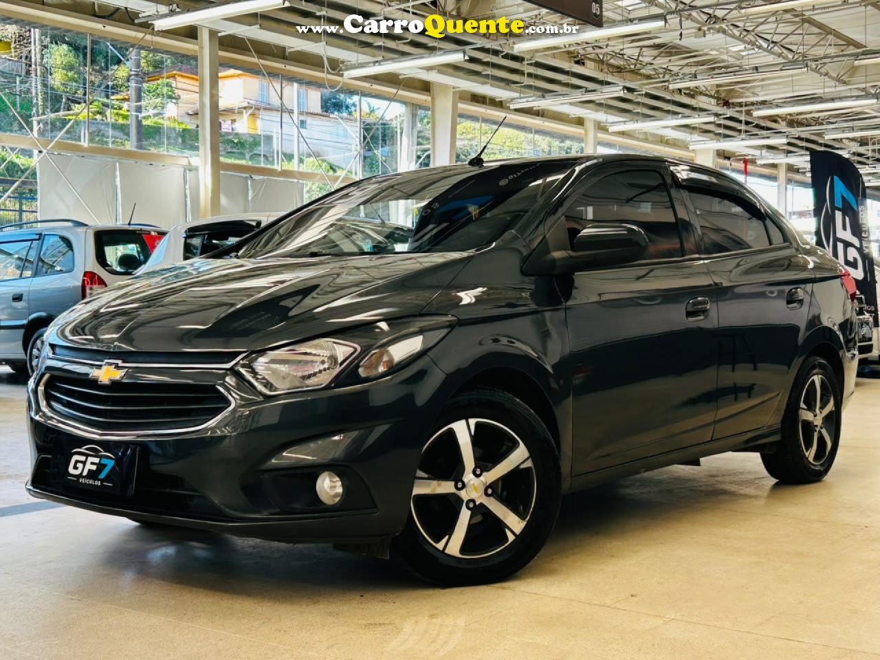 CHEVROLET   PRISMA SED. LT 1.4 8V FLEXPOWER 4P   CINZA 2019 1.4 FLEX - Loja