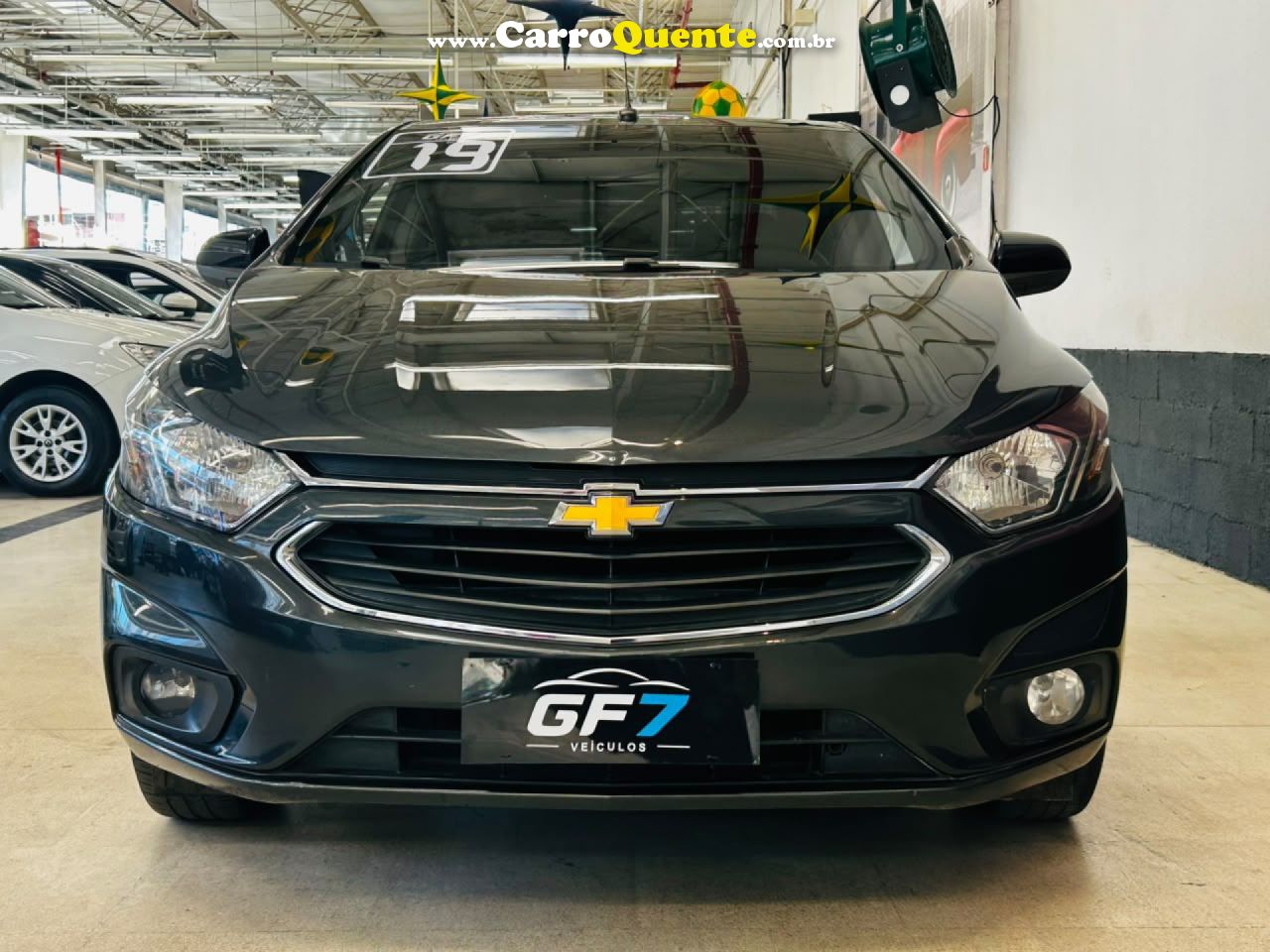 CHEVROLET   PRISMA SED. LT 1.4 8V FLEXPOWER 4P   CINZA 2019 1.4 FLEX - Loja