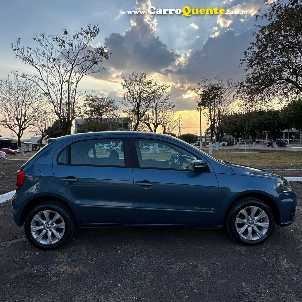 VOLKSWAGEN   GOL COMFORTLINE 1.0 T. FLEX 12V 5P   AZUL 2017 1.0 FLEX - Loja