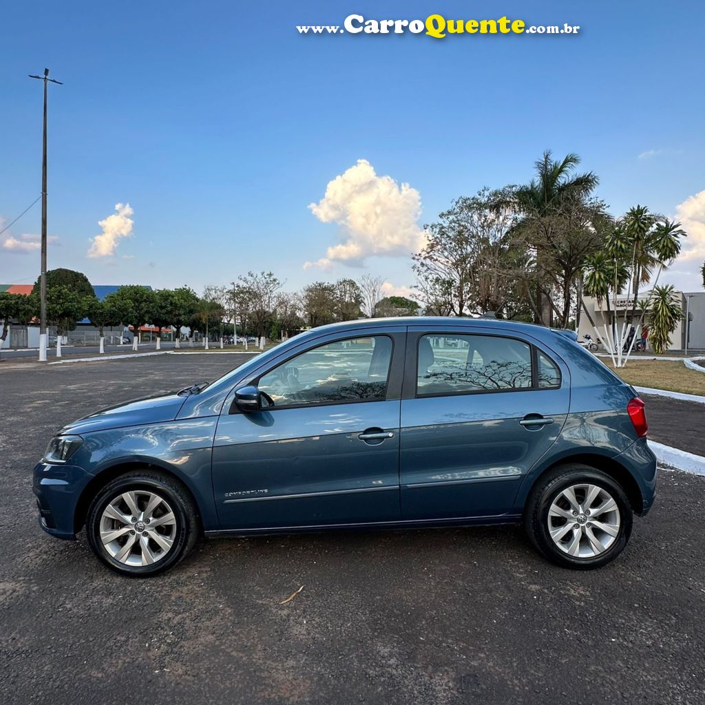 VOLKSWAGEN   GOL COMFORTLINE 1.0 T. FLEX 12V 5P   AZUL 2017 1.0 FLEX - Loja
