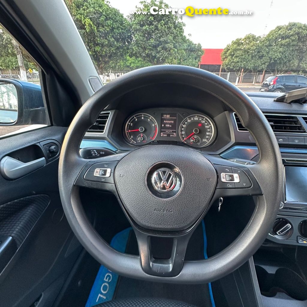 VOLKSWAGEN   GOL COMFORTLINE 1.0 T. FLEX 12V 5P   AZUL 2017 1.0 FLEX - Loja