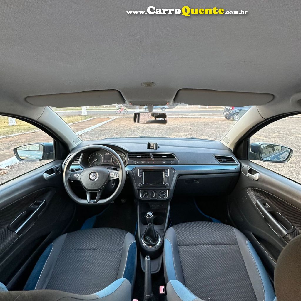 VOLKSWAGEN   GOL COMFORTLINE 1.0 T. FLEX 12V 5P   AZUL 2017 1.0 FLEX - Loja