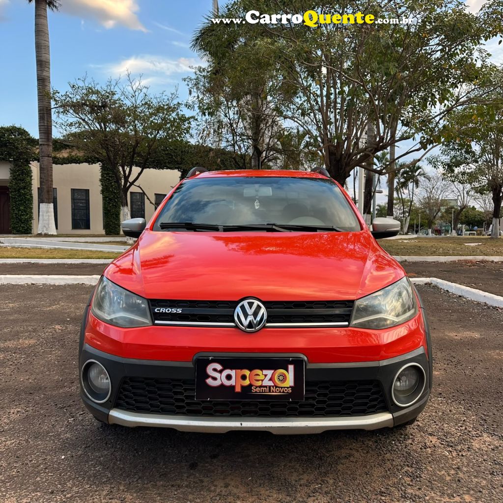 VOLKSWAGEN   SAVEIRO CROSS 1.6 T.FLEX 16V CD   LARANJA 2015 1.6 FLEX - Loja