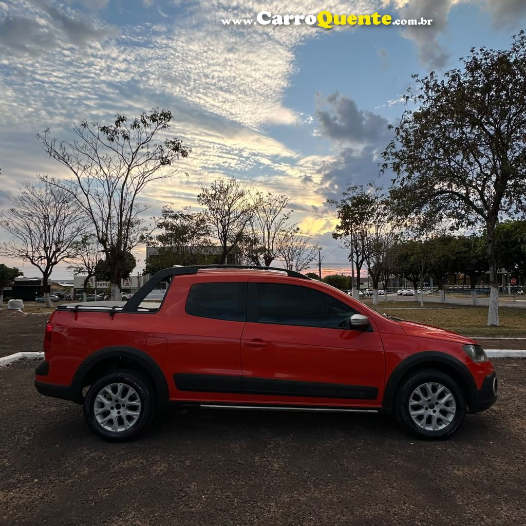 VOLKSWAGEN   SAVEIRO CROSS 1.6 T.FLEX 16V CD   LARANJA 2015 1.6 FLEX - Loja